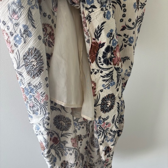 American Eagle Outfitters Floral Print Maxi Dress with Tassles and Keyhole Front - Picture 3 of 9